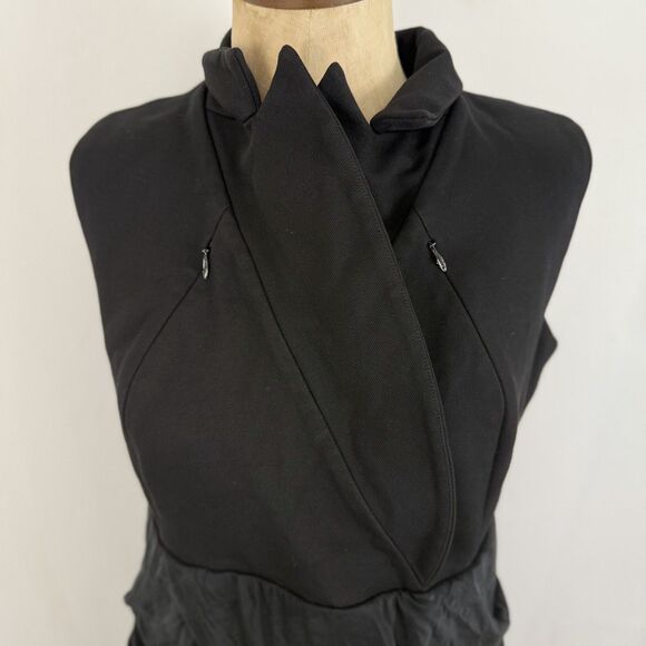 EMILIA GEORGE Meghan Maternity Dress M Black Mixed Media Formal EUC B86 - Picture 6 of 7